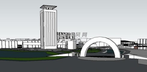 華僑大學(xué)廈門校區(qū) 建筑設(shè)計模型中的現(xiàn)代理念與人文傳承